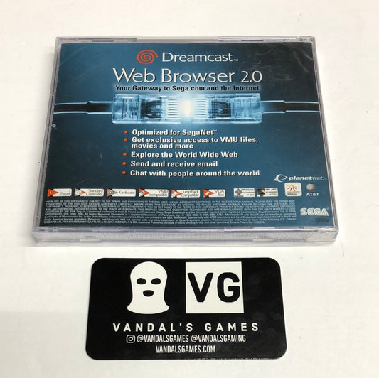 Dreamcast - Web Browser 2.0 Sega Dreamcast Brand New #111