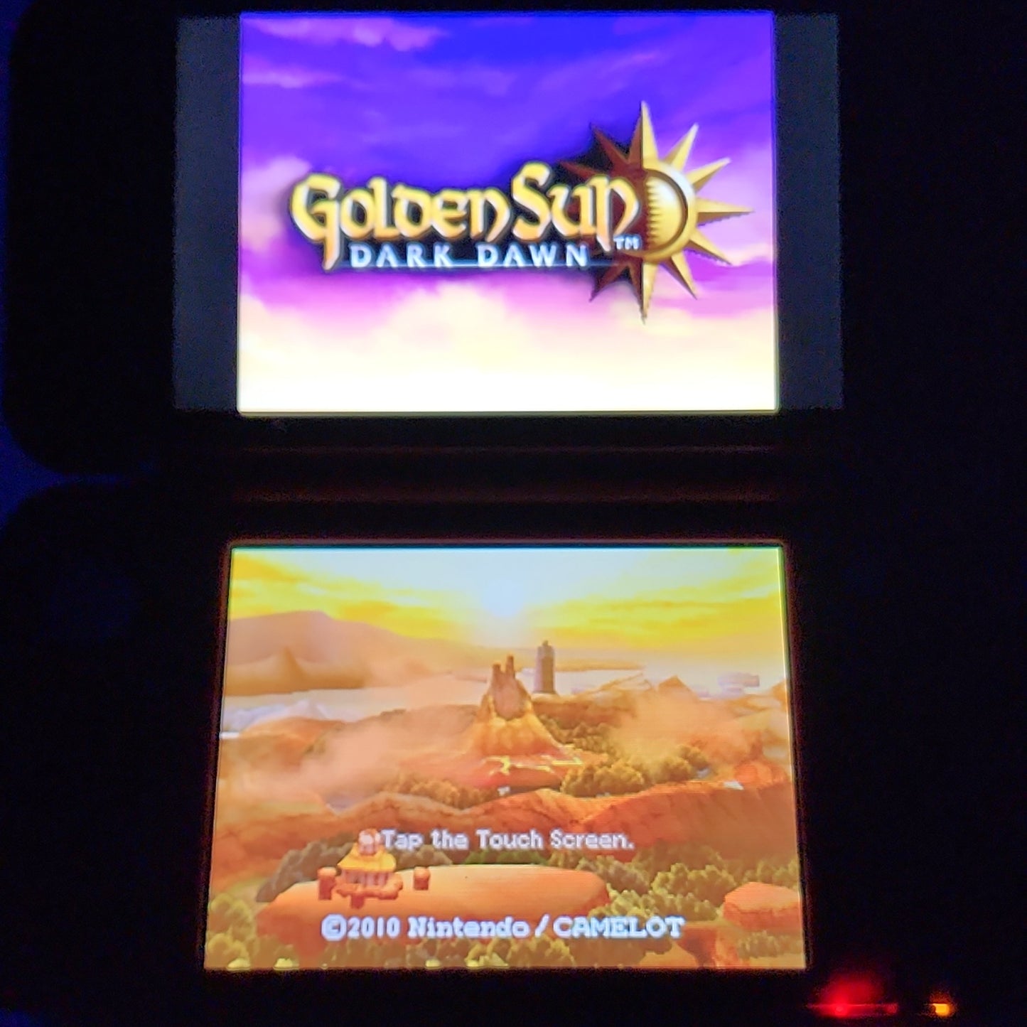 Ds - Golden Sun Dark Dawn Nintendo Ds W/ Case #1878