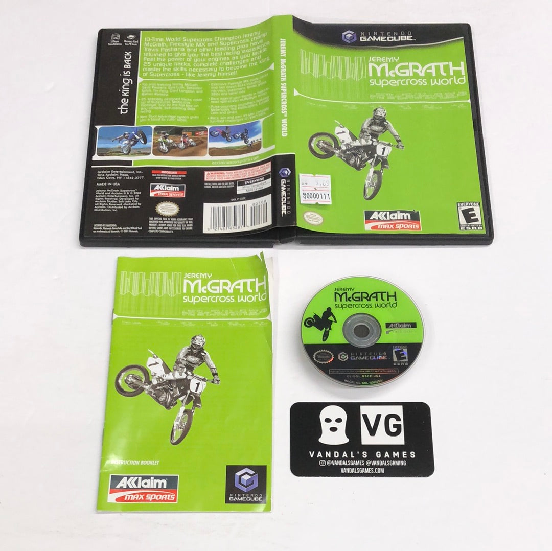Gamecube - Jeremy McGrath Supercross World Nintendo Gamecube Complete #111