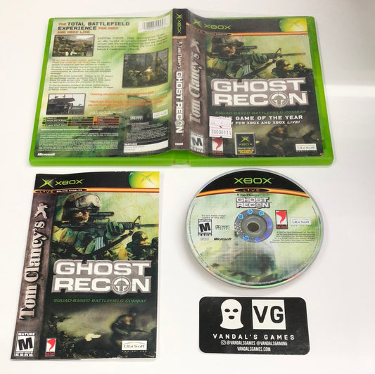 Xbox - Tom Clancy's Ghost Recon Microsoft Xbox Complete #111