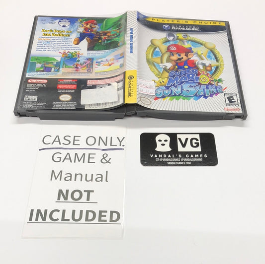 Gamecube - Super Mario Sunshine Nintendo CASE ONLY NO GAME #2751