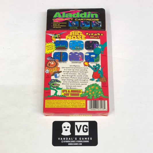 Nes - Aladdin Bignose Freaks Out Nintendo Nes Brand New #2528