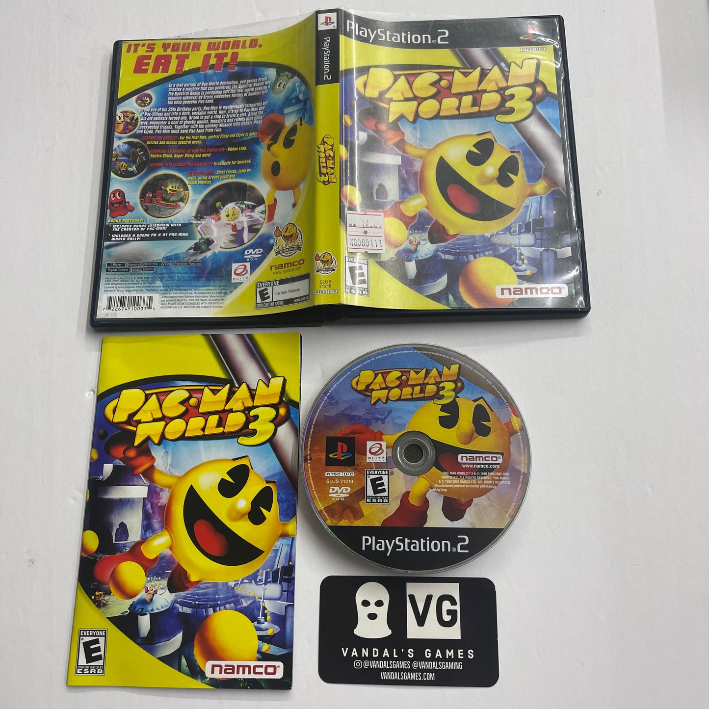 Ps2 - Pac Man World 3 Sony PlayStation 2 Complete #111