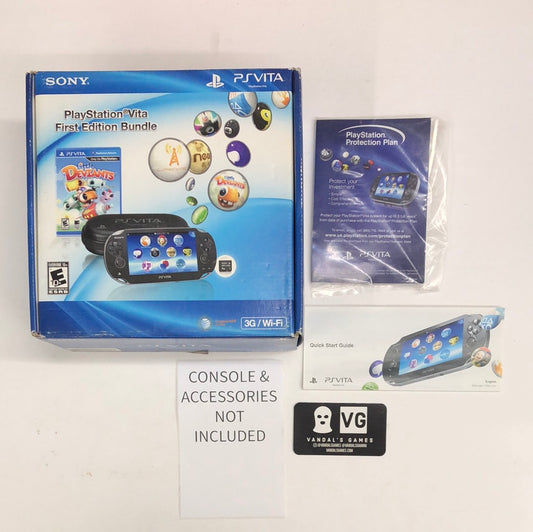 Ps Vita - Console Box Only First Edition Bundle Sony PlayStation Vita No Console #2466