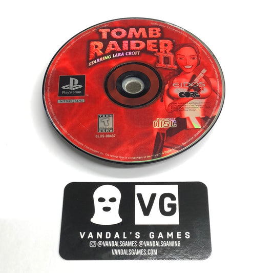 Ps1 - Tomb Raider II Black Label Sony PlayStation 1 Disc Only #111