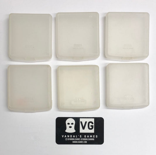 Game Gear - Dust Cover OEM Sega Game Gear Game Cart Protectors Lot of 6 #2863