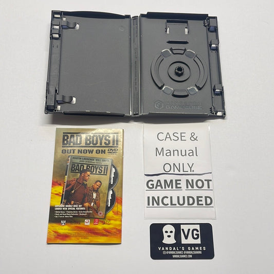 Gamecube - Bad Boys Miami Takedown CASE & Manual ONLY NO GAME #2750