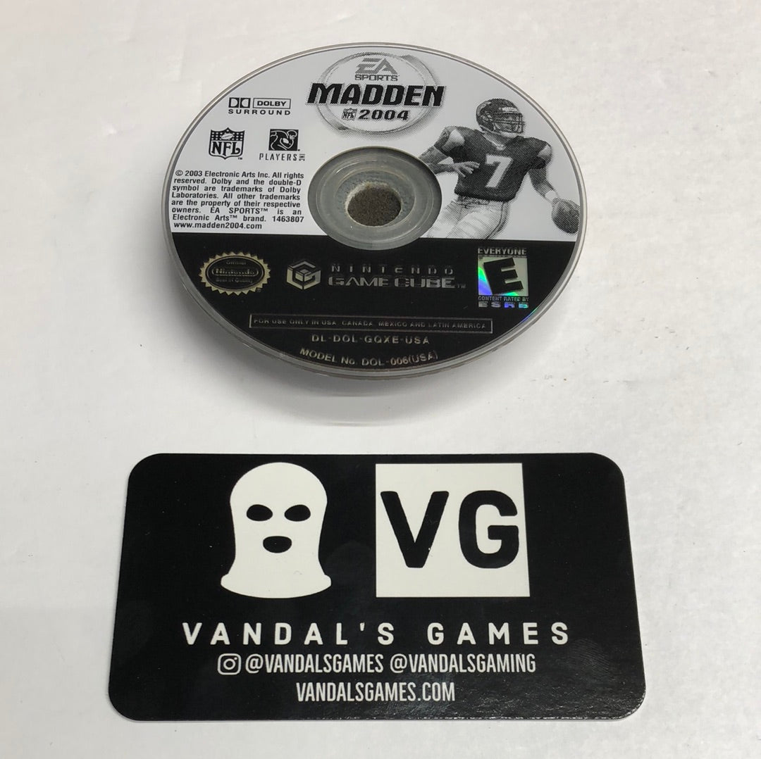 Gamecube - Madden NFL 2004 Nintendo Gamecube Disc Only #111