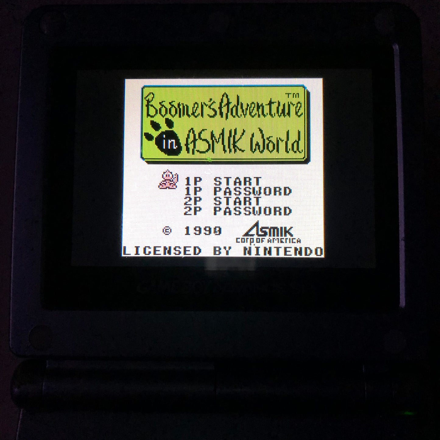 GB - Boomer's Adventure in Asmik World Nintendo Gameboy Cart Only #2882