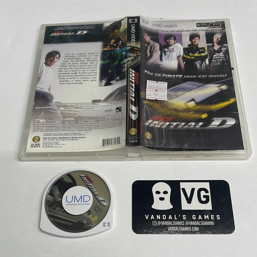 Psp Video - Initial D Sony PlayStation Portable UMD W/ Case #2691