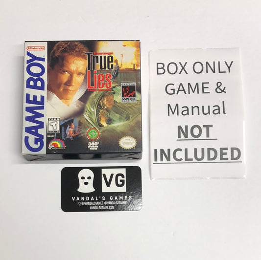 GB - True Lies Nintendo Gameboy BOX ONLY NO GAME #2749