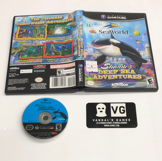 Gamecube - Seaworld Shamu's Deep Sea Adventure Nintendo W/ Case #111
