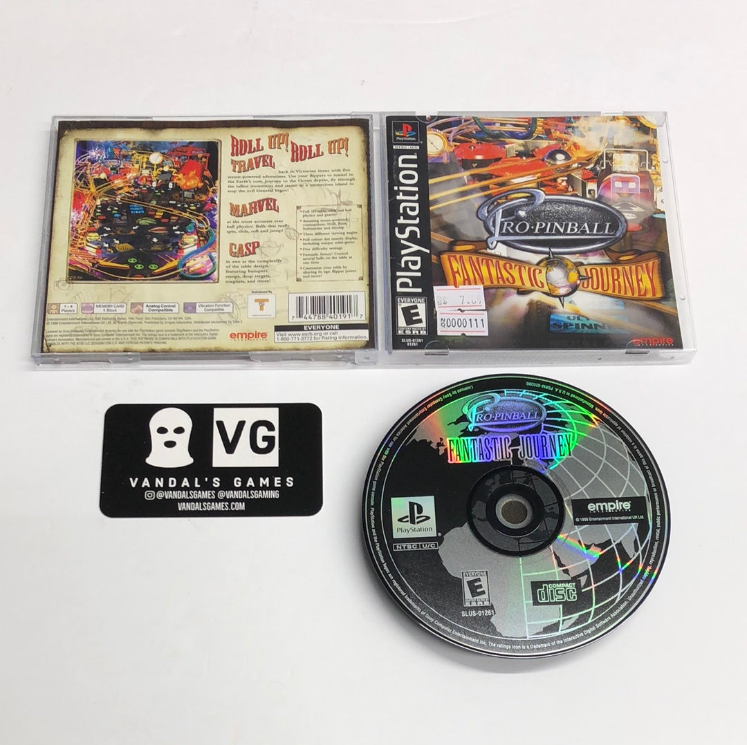 Ps1 - Pro Pinball Fantastic Journey New Case Sony PlayStation 1 Complete #111