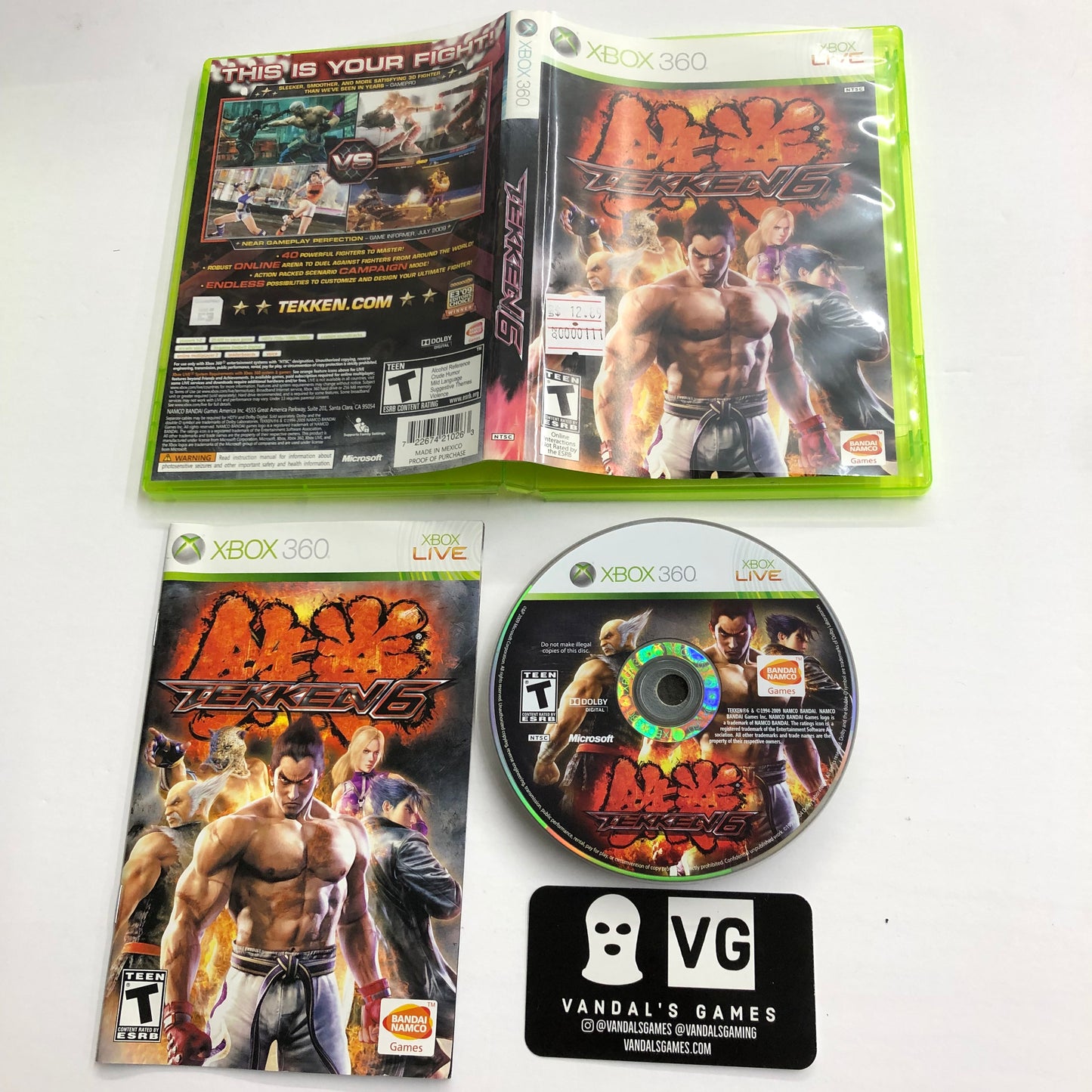 Xbox 360 - Tekken 6 Microsoft Xbox 360 Complete #111