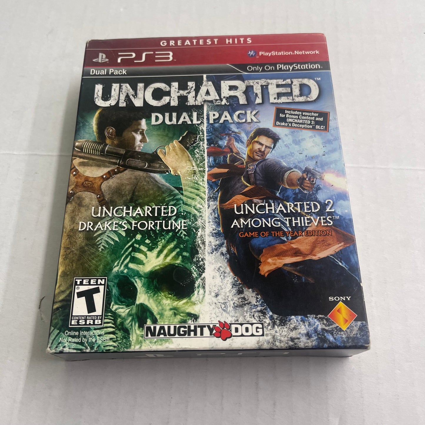 Ps3 - Uncharted Dual Pack Sony PlayStation 3 Complete #2893