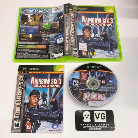 Xbox - Tom Clancy's Rainbow Six 3 Black Arrow Microsoft Xbox Complete #111