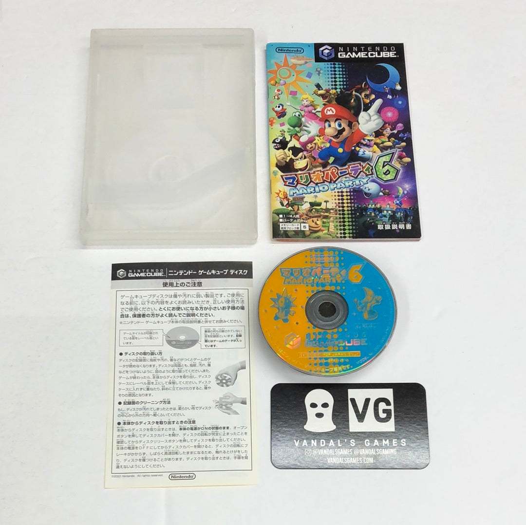 Gamecube - Mario Party 6 Japan Nintendo No Slipcover #2288