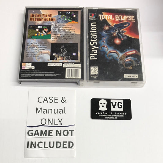 Ps1 - Total Eclipse Turbo PlayStation 1 Case & Manual Only NO GAME #2751