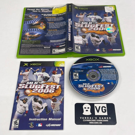 Xbox - MLB Slugfest 2006 Microsoft Xbox Complete #2691