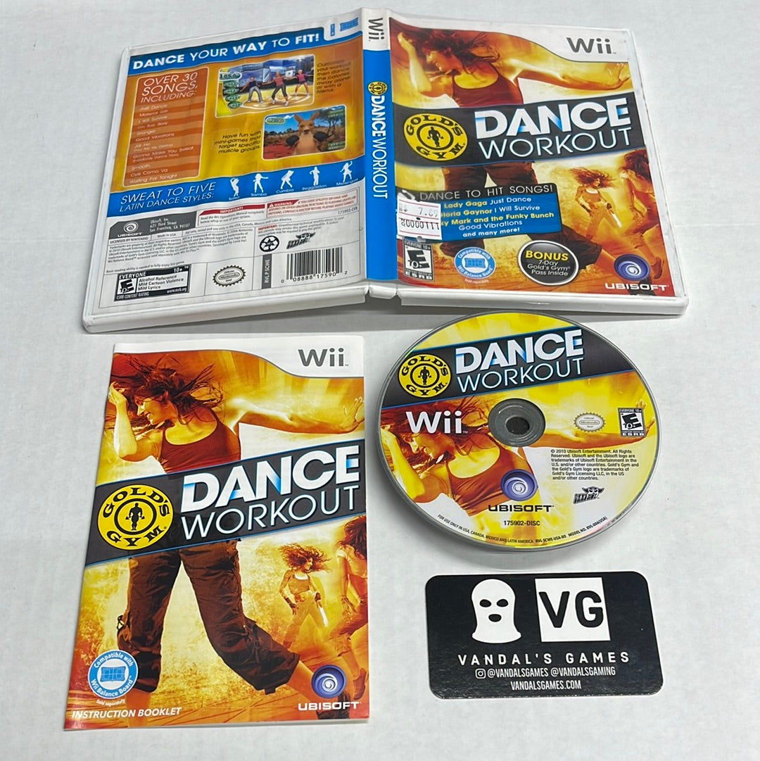 Wii - Gold's Gym Dance Workout Nintendo Wii Complete #111