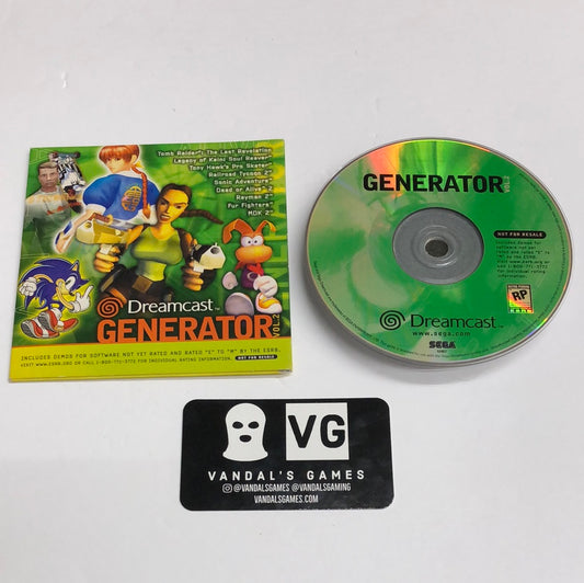Dreamcast - Generator Vol. 2 Sega Dreamcast W/ Sleeve #2794