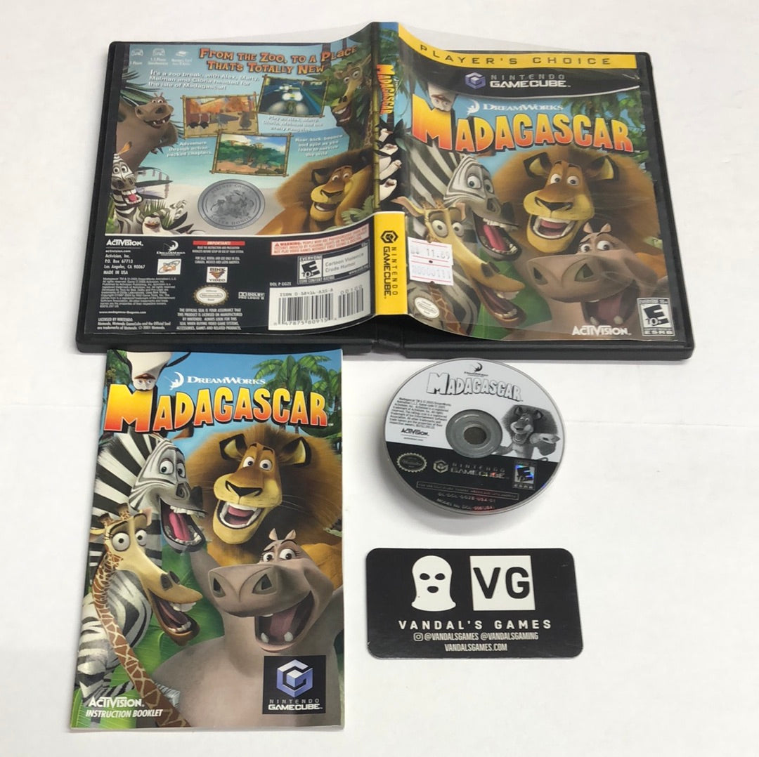 Gamecube - Madagascar Player's Choice Nintendo Gamecube Complete #111