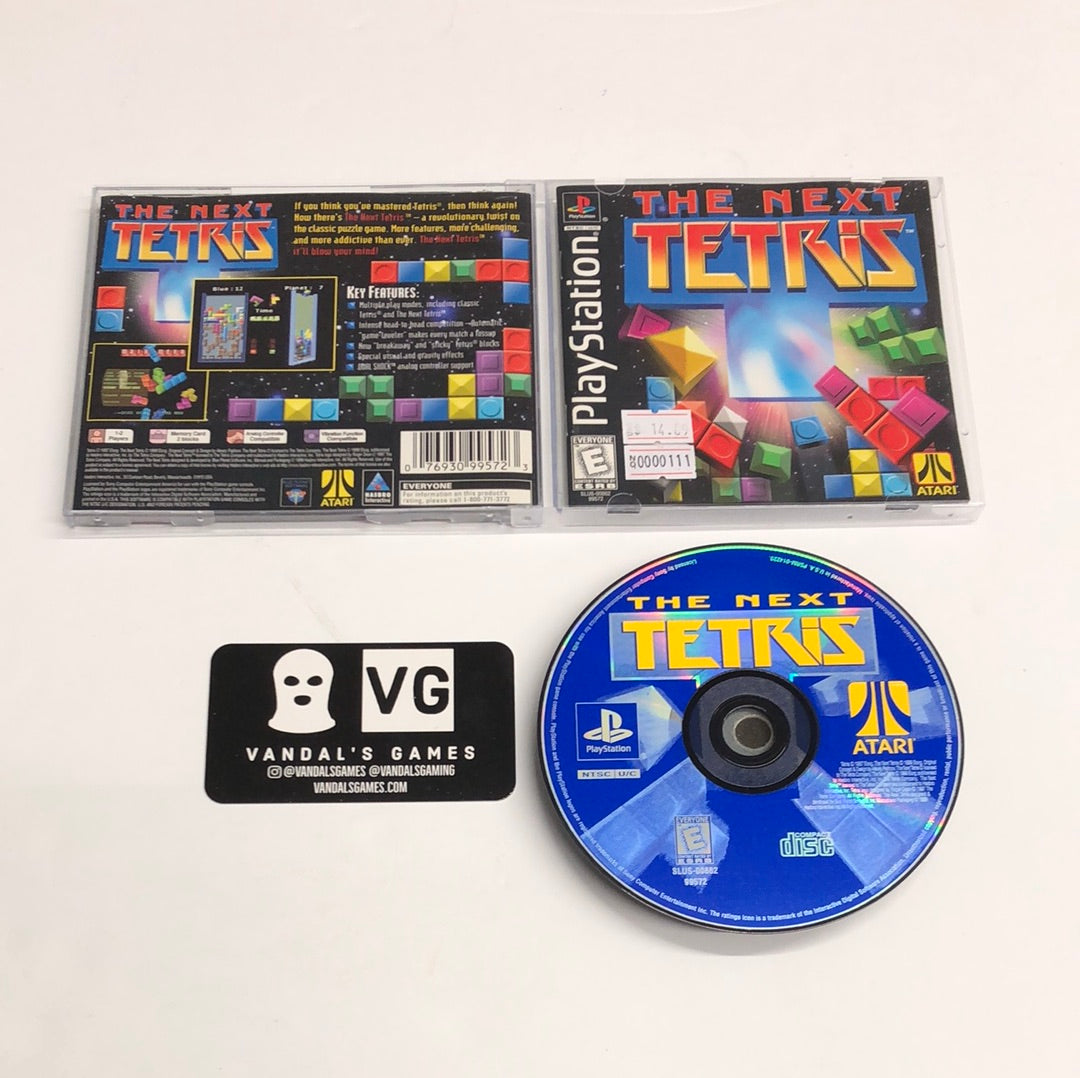 Ps1 - The Next Tetris New Case  Sony PlayStation 1 Complete #111