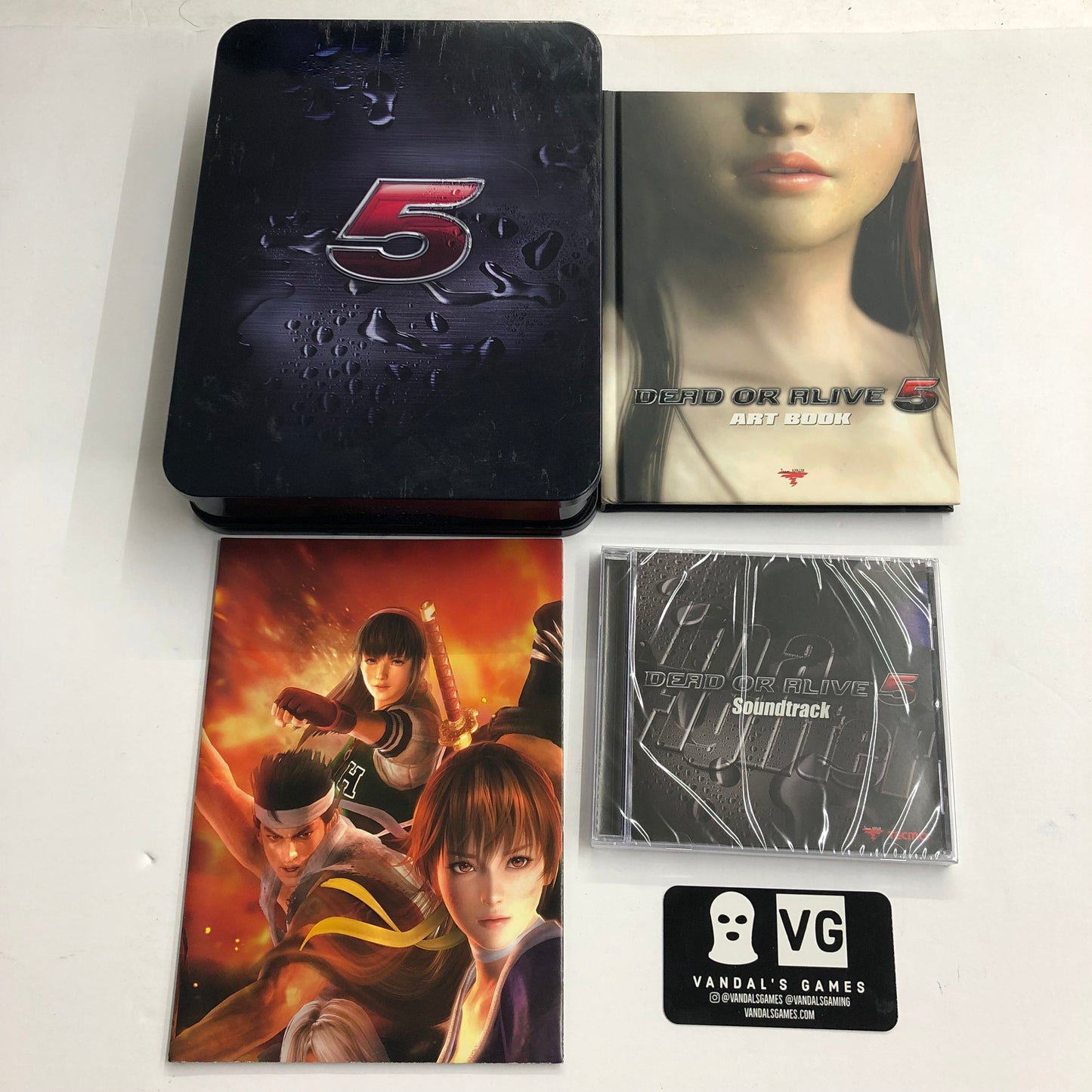 Ps3 - Dead or Alive 5 Collector's Edition Tin W/ CD PlayStation 3 NO GAME #2876