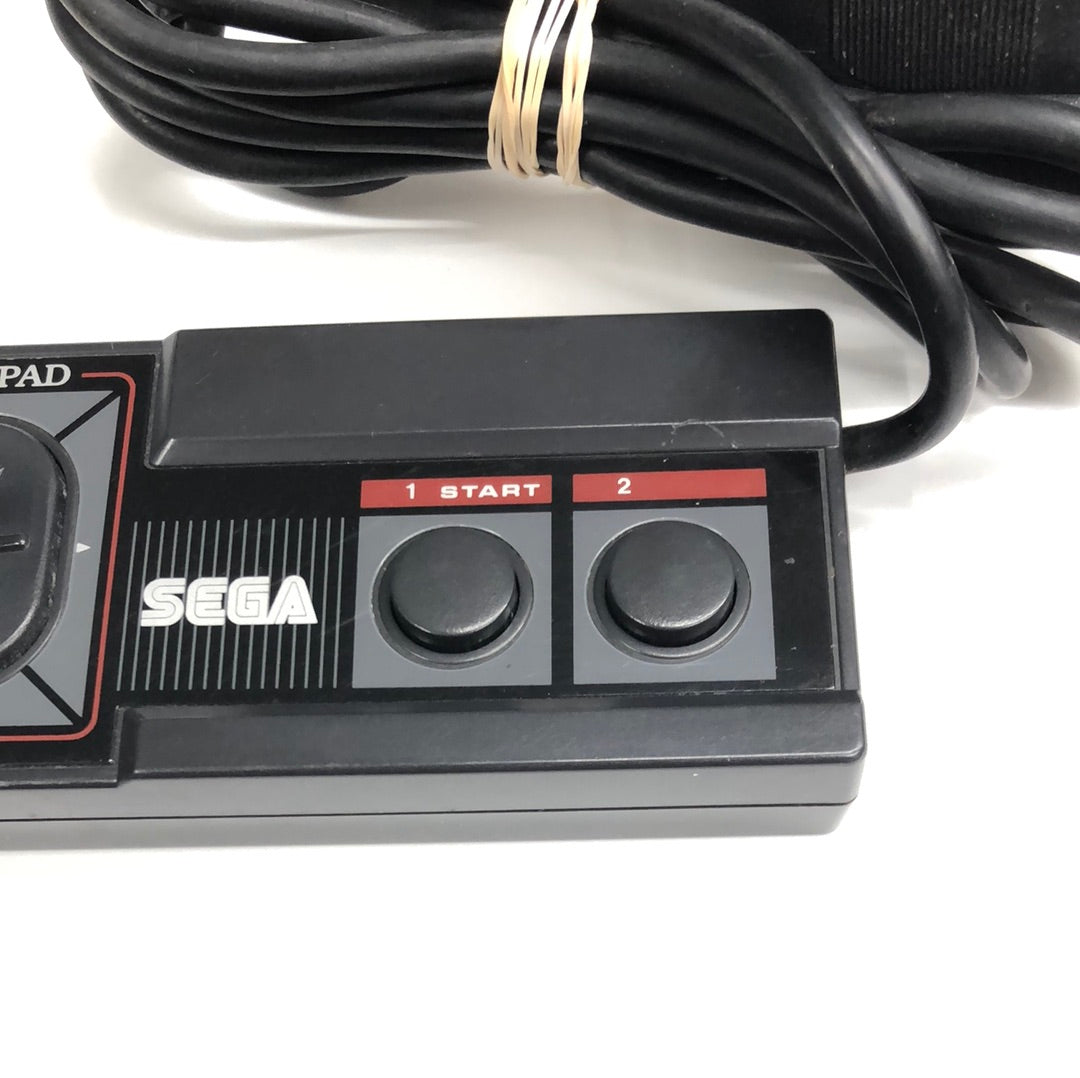 Sms - Control Pad OEM W/ Joystick Side Cord 3020 Sega Master System Tested #2661