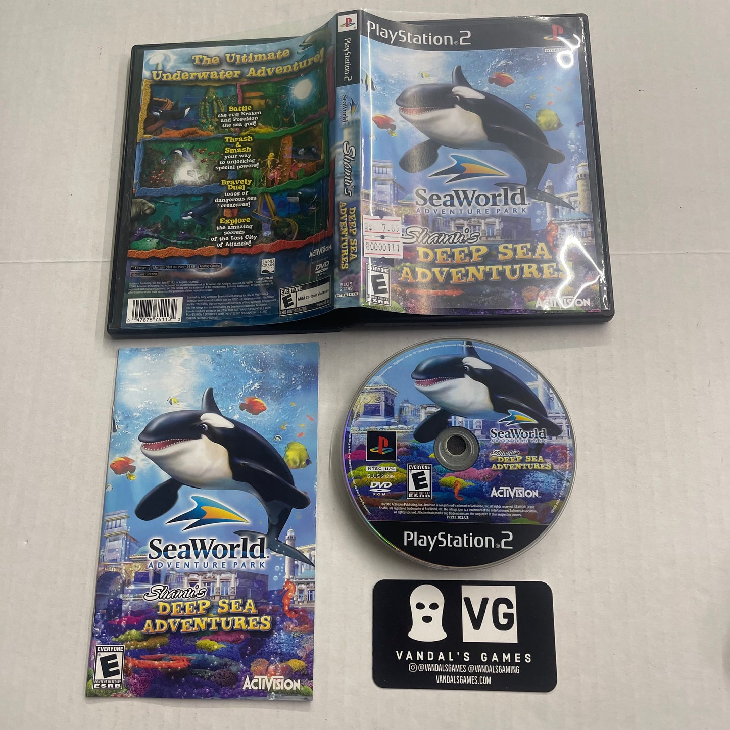 Ps2 - Seaworld Shamu's Deep Sea Adventures Sony PlayStation 2 Complete #111