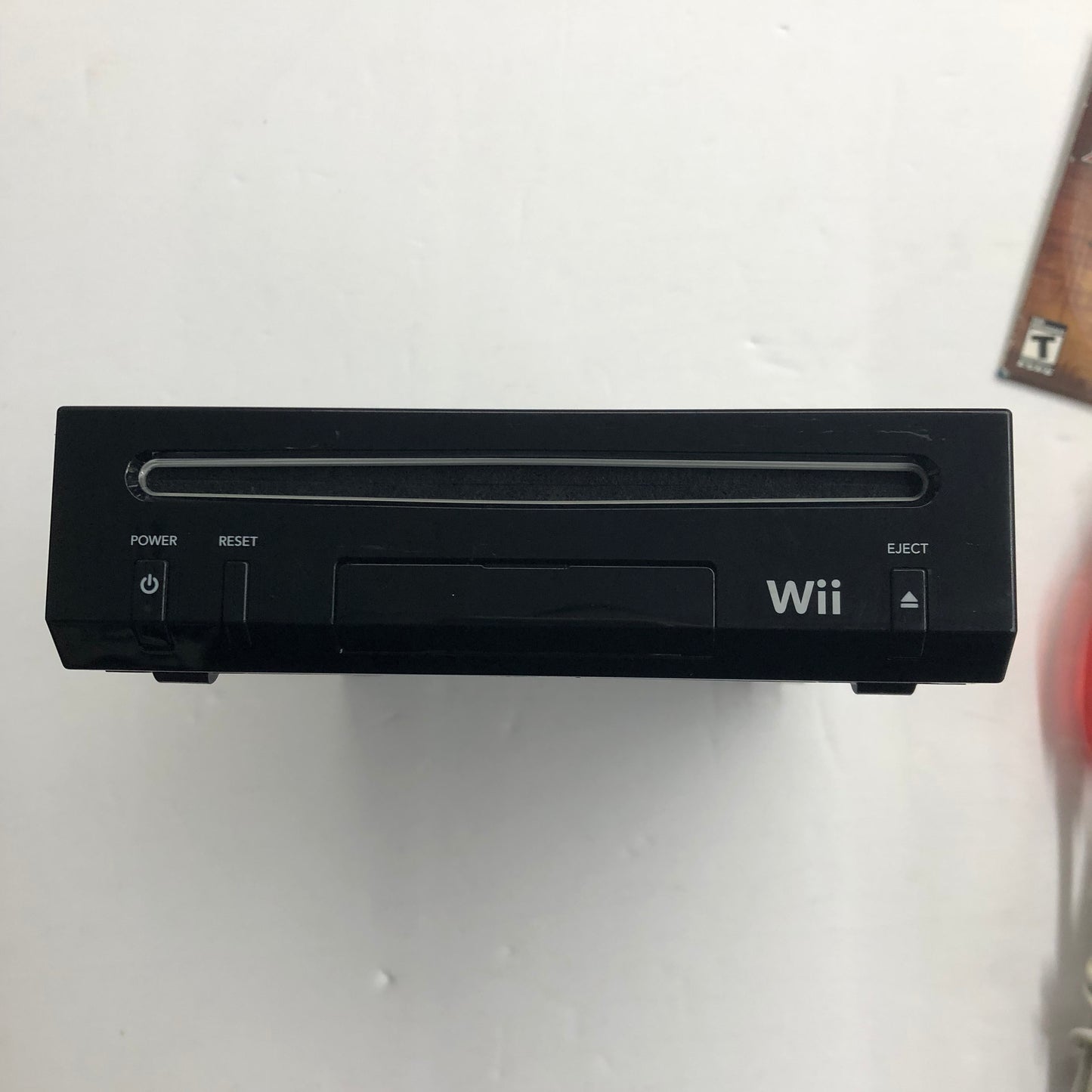 Wii - Console Black W/ Cables and Game Nintendo Wii Complete Tested #2893