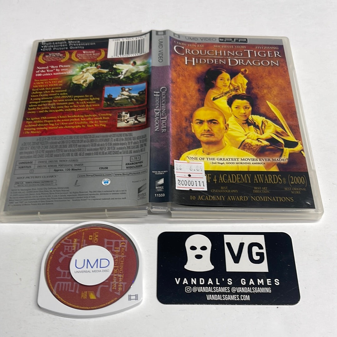 Psp Video - Crouching Tiger Hidden Dragon Sony PlayStation UMD W/ Case #111