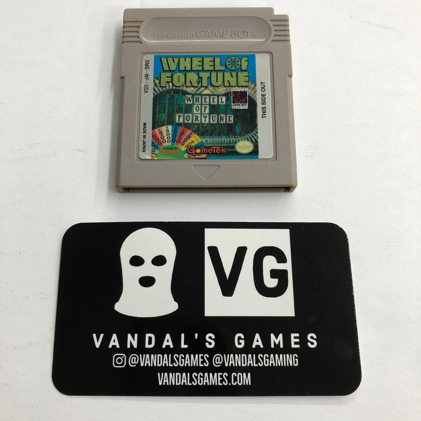 GB - Wheel of Fortune Nintendo Gameboy Cart Only #2882