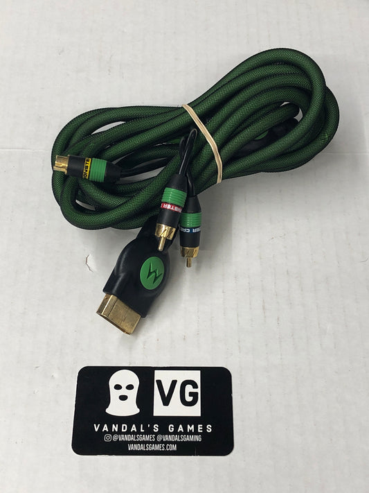 Xbox - Monster S Video Cable Green Microsoft Xbox Tested #111