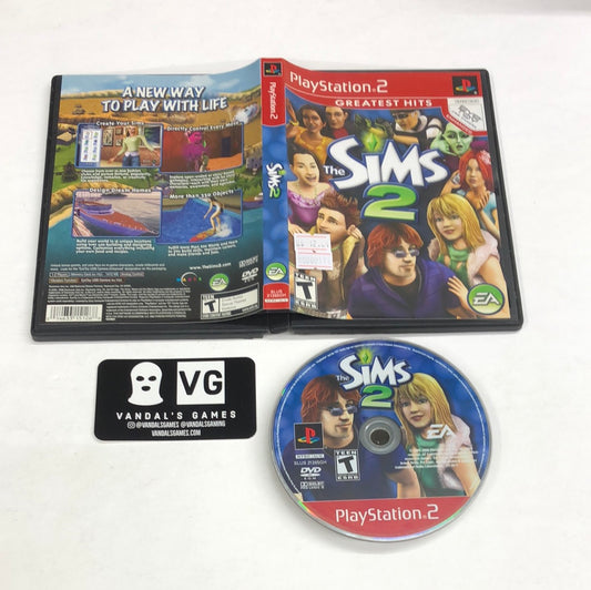 Ps2 - The Sims 2 Greatest Hits Sony PlayStation 2 W/ Case #111