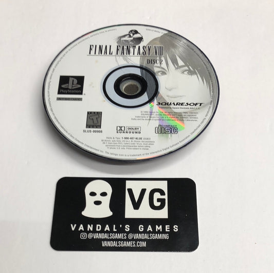 Ps1 - Final Fantasy VIII Disc 2 Only Black Label Sony PlayStation 1 Disc Only #111