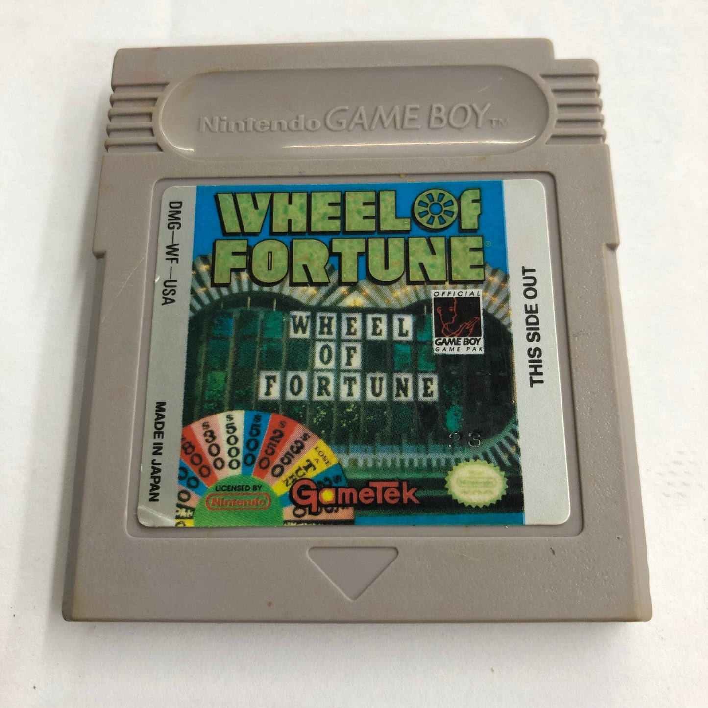 GB - Wheel of Fortune Nintendo Gameboy Cart Only #2882