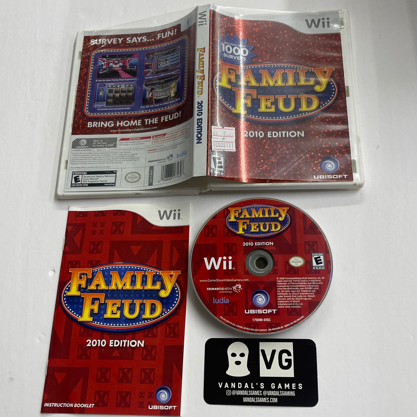 Wii - Family Feud 2010 Edition Nintendo Wii Complete #111