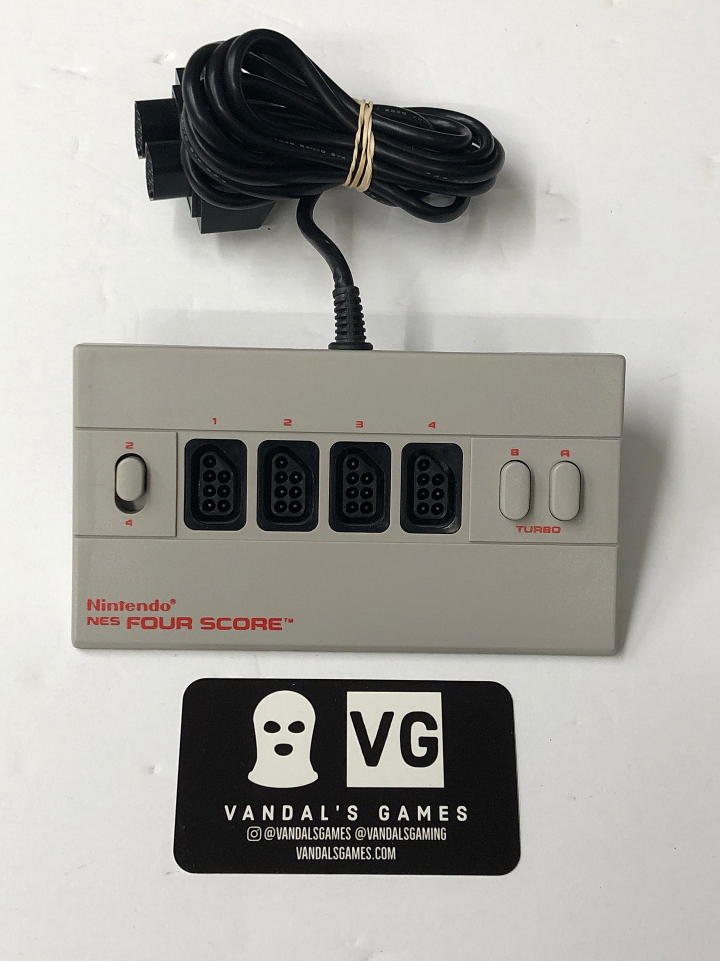 Nes - Four Score Controller Adapter NES-034 OEM Nintendo Tested #111