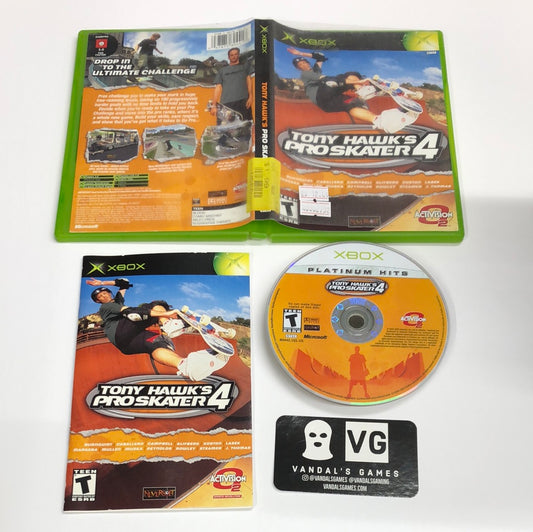 Xbox - Tony Hawk's Pro Skater 4 Microsoft Xbox Complete #2752
