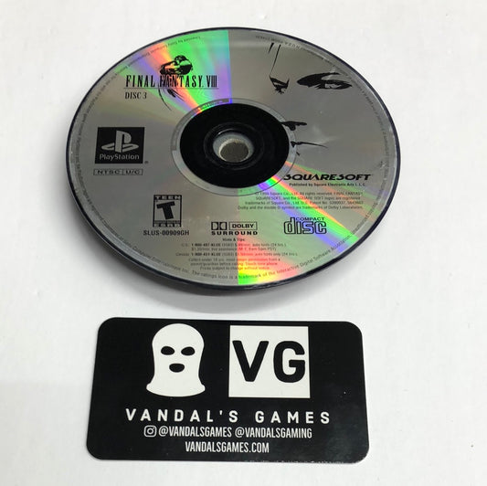 Ps1 - Final Fantasy VIII Disc 3 Only Greatest Hits Sony PlayStation 1 Disc Only #111