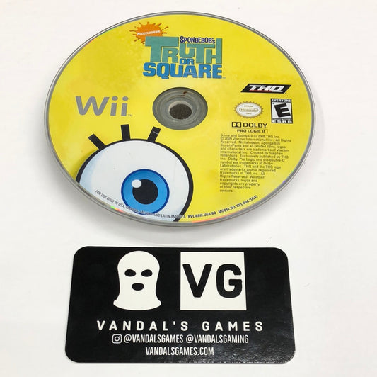 Wii - Spongebob's Truth or Square Nintendo Wii Disc Only #111