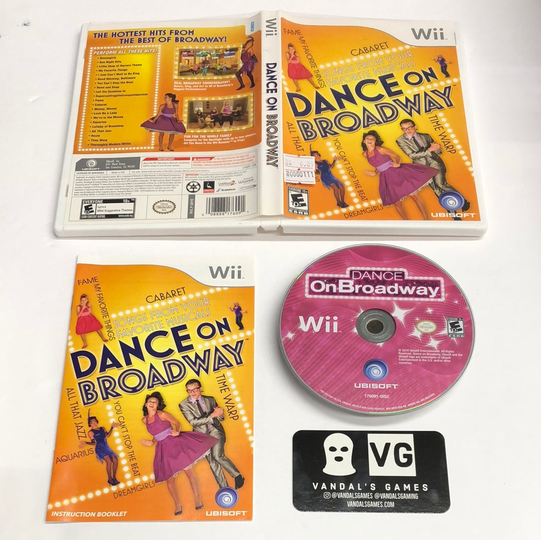 Wii - Dance on Broadway Nintendo Wii Complete #111