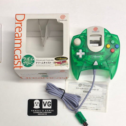 Dreamcast - Millennium 2000 Controller Lime Green HKT-7700 Sega New #2493