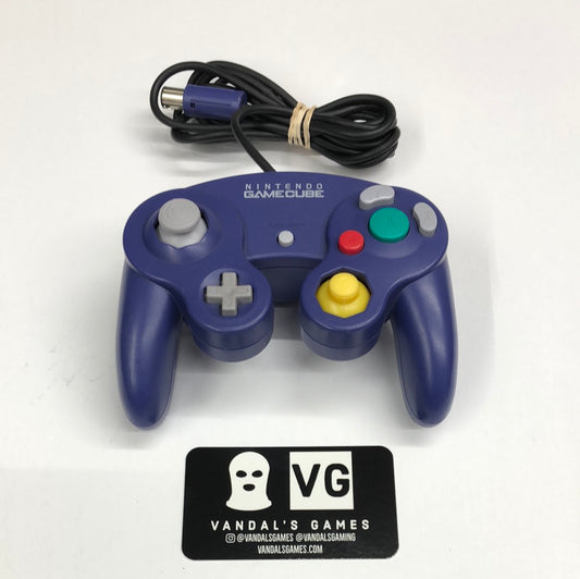 Gamecube - Controller Indigo Purple DOL-003 OEM Nintendo Tested #111