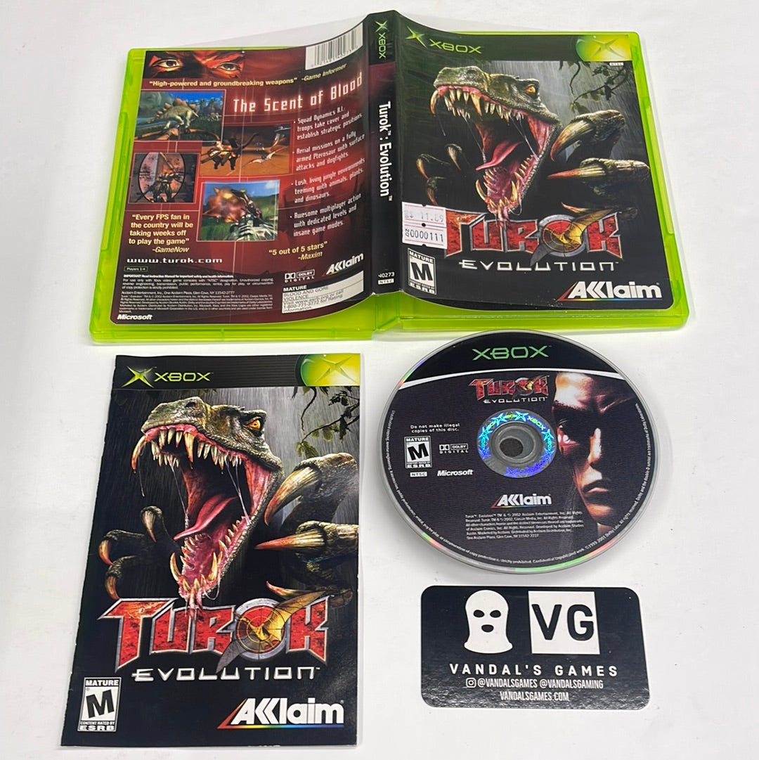Xbox - Turok Evolution Microsoft Xbox Complete #111