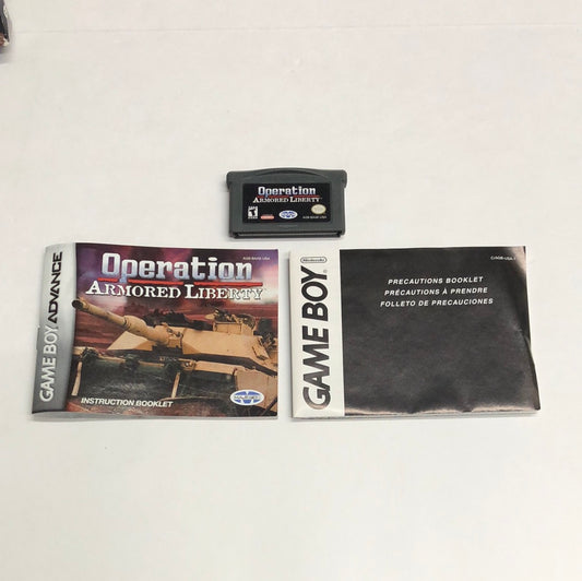 GBA - Operation Armored Liberty Nintendo Gameboy Advance Complete #2697