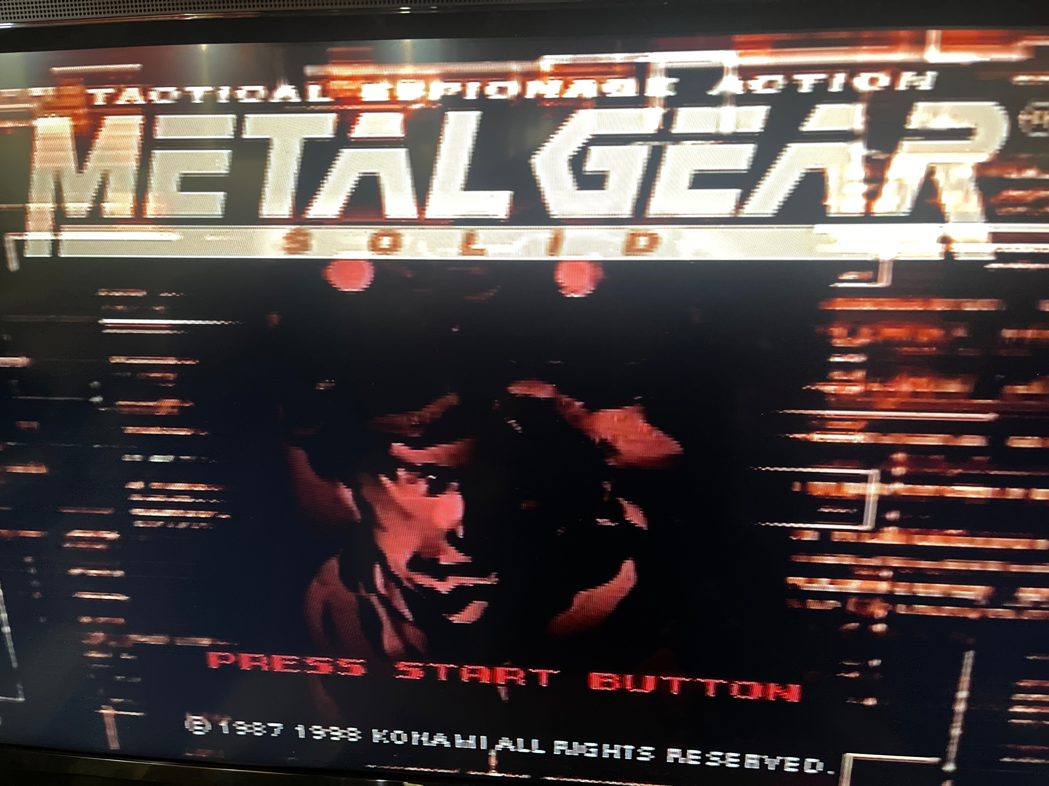 Metal Gear Solid newest Black Label For Playstation 1