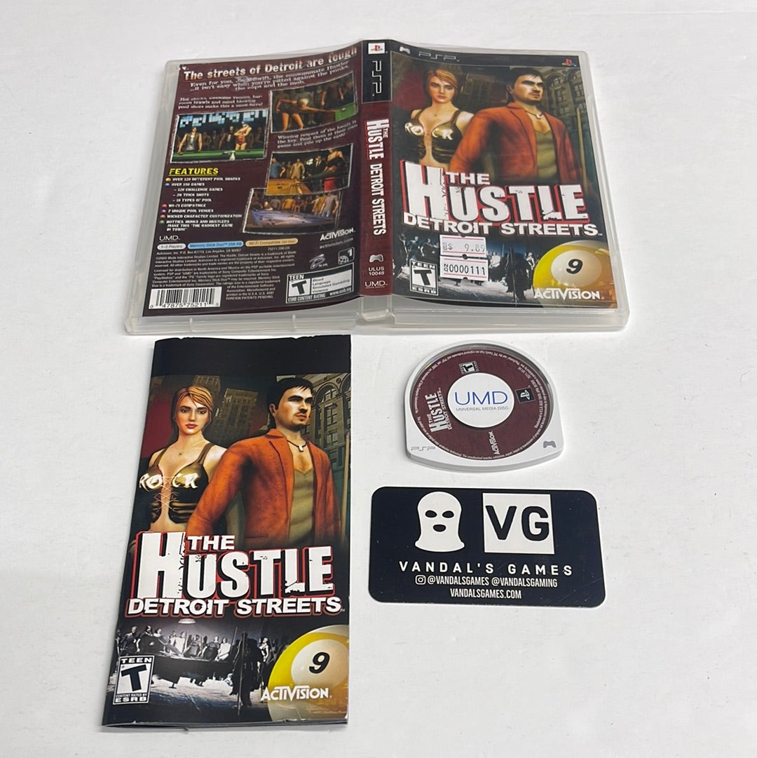 Psp - The Hustle Detroit Streets Sony PlayStation Portable Complete #111