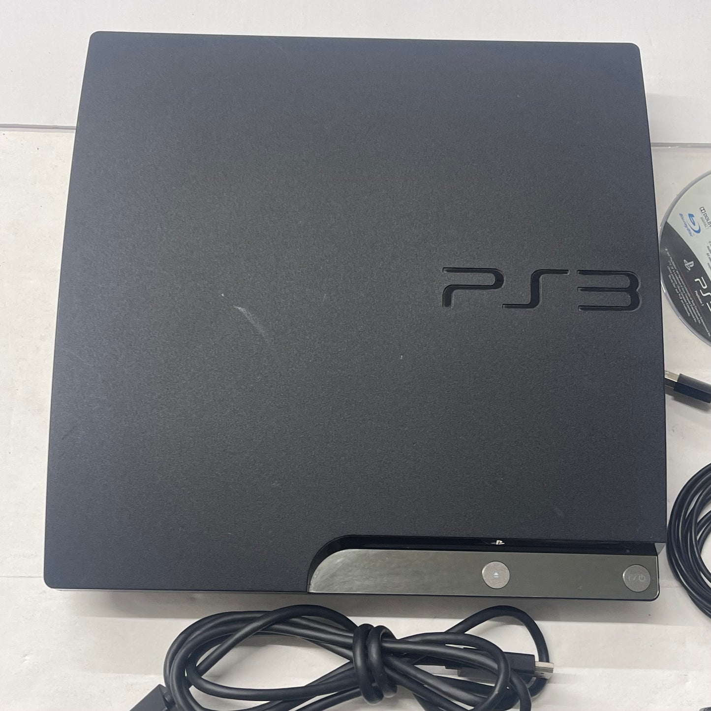 Ps3 - Slim Console 160gb W/ Cables Controller & Game PlayStation 3 Tested #2783